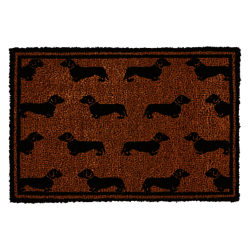 Emily Bond Dachshund Doormat